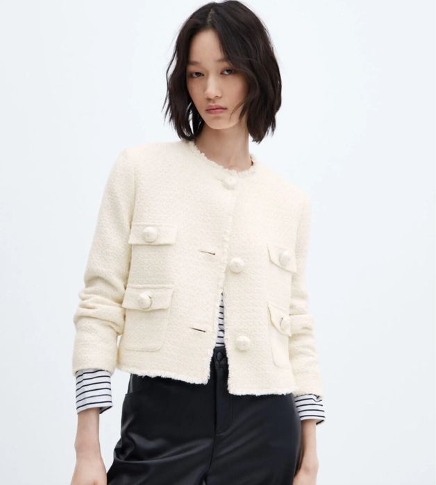 Твідовий жакет MANGO