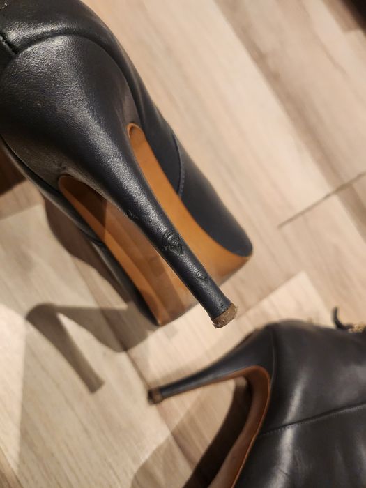 Botki skóra naturalna Stradivarius 37