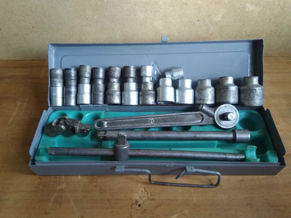 Набор торцевых головок ключей СССР Редкая комплектация Инструмент