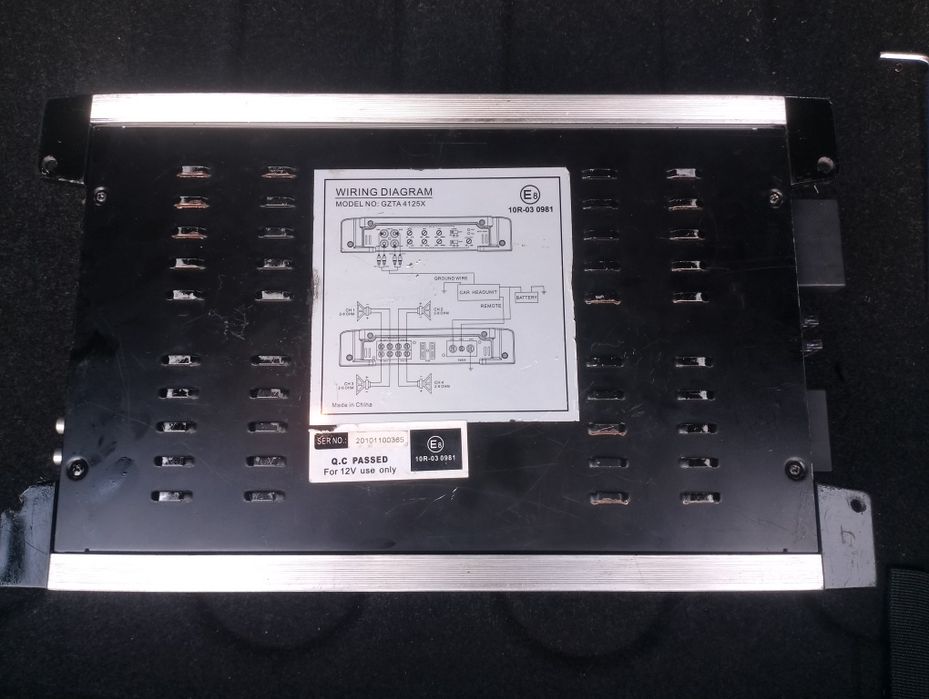 Wzmacniacz Ground Zero GZTA 4125X