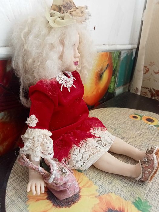 Кукла интерьерная. Работа мастера.