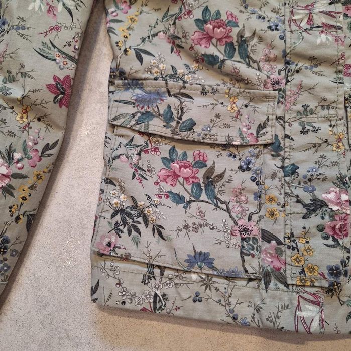 Płaszcz w kwiaty H&M