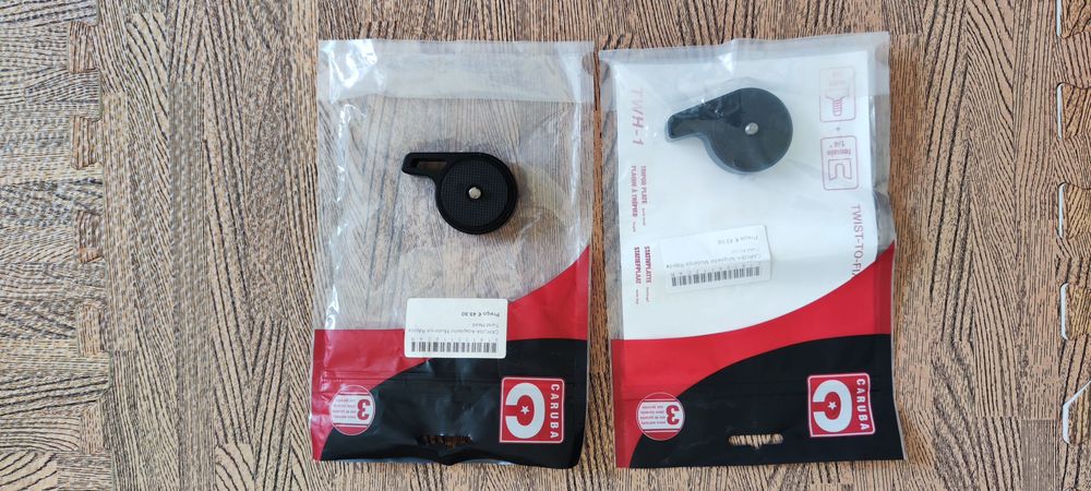 Conjunto de Sapatas Quick Release para câmaras