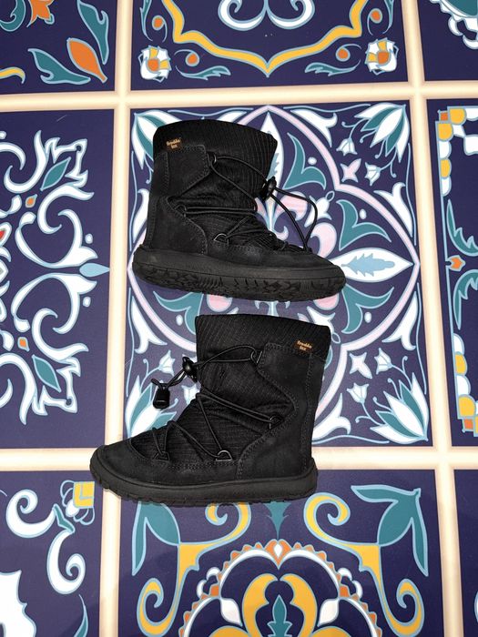 Zimowe Froddo barefoot 27, wkładka 17,8cm, wciągane, wysokie podbicie