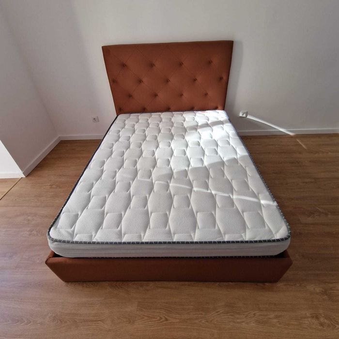 Camas de Casal Estofadas de Luxo 199€ Disp. em Várias Cores! 190x140m!