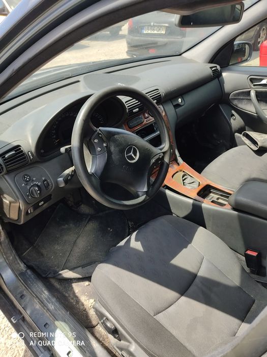 Peças Mercedes C220 W203, motor, caixa, frente completa, airbags, port
