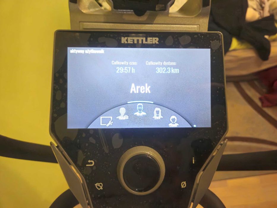Orbitrek Kettler Unix 10 , używany przebieg 302,3km (29:57h)