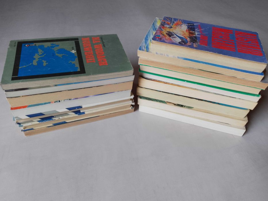 Zestaw 16 książek, Cussler, MacLean, Ludlum, Meissner i in.