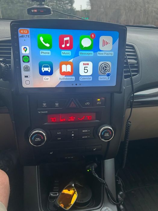 Rádio Android Junsun Kia Sorento 2 2009 a 2012 10" CarPlay 2/32GB Novo