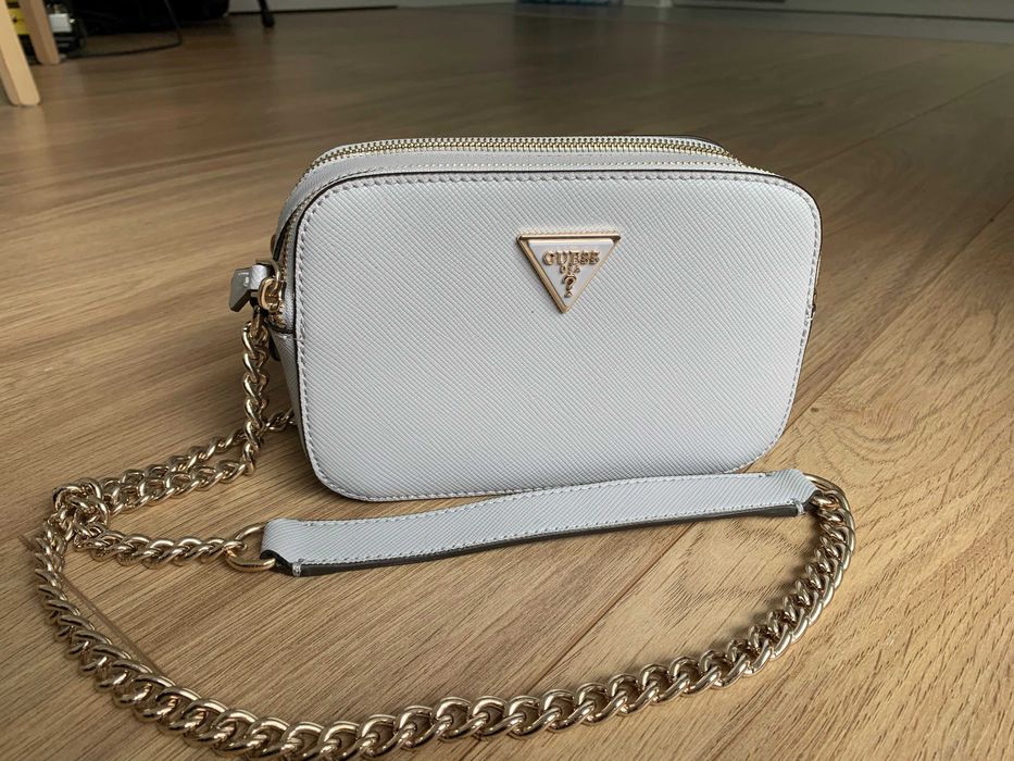 Guess NOELLE Cross body bag - lavendar grey