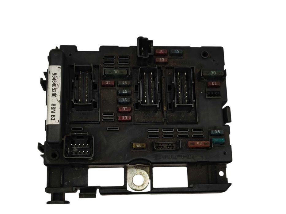 Skrzynka Bezpieczników Moduł BSM Citroen C3 C4 Peugeot 206 307 9646405280