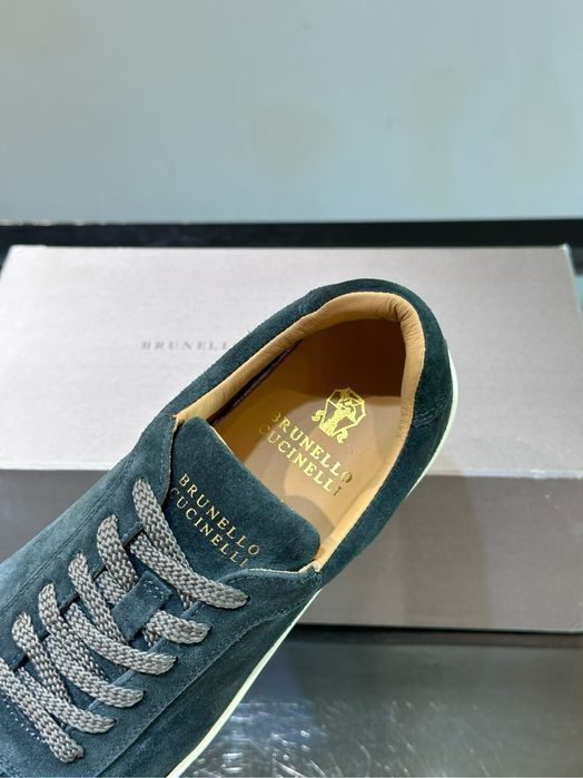 LORO PIANA кроссовки мужские синие кеды замшевые брендовые