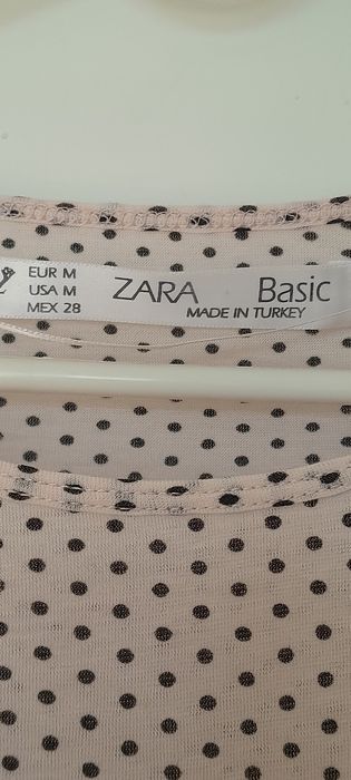 Bluzka Zara Basic roz M