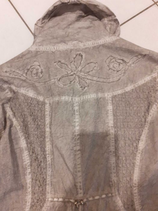 Koszula ciekawa jasny beż unikatowa