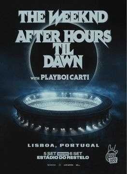 Bilhete para The Weeknd ‘After Hours til Dawn’ dia 5 setembro