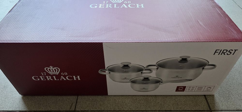Nowy zestaw garnków Gerlach - First