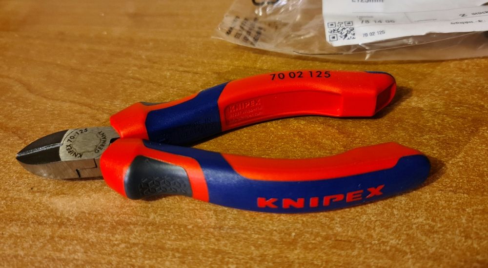 Szczypce boczne obcinaczki knipex