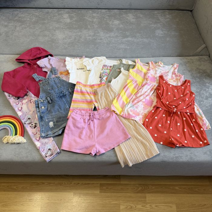 Кофта лосіни сарафан футболка шорти h&m primark на дівчину 5 6 110 116