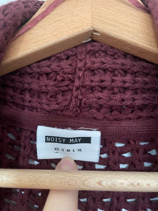 Noisy May kardigan bordo xs