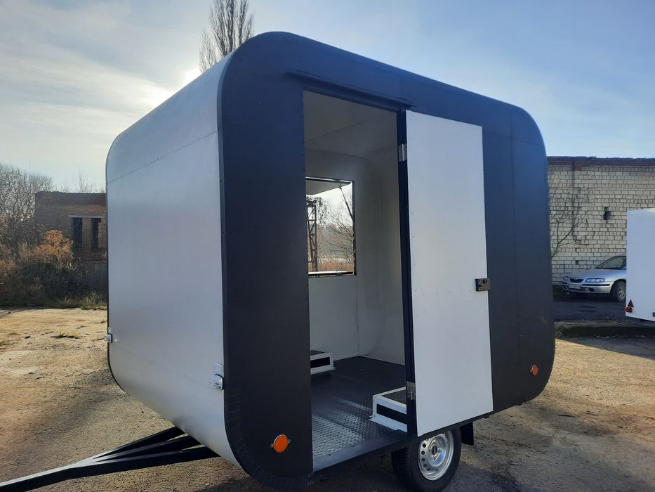 Торговий прицеп-кіоск купава, фургон, МАФ, кофейня на колесах