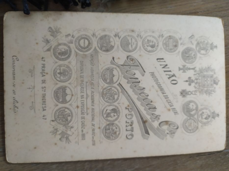Fotos antigas em cartão 1820
