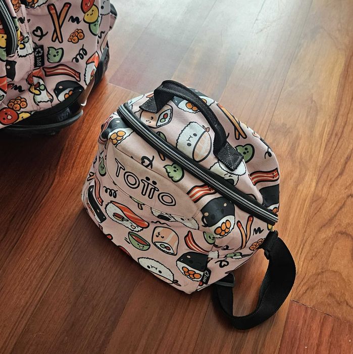 Mochila Trolley Escolar Infantil + Lancheira TOTTO