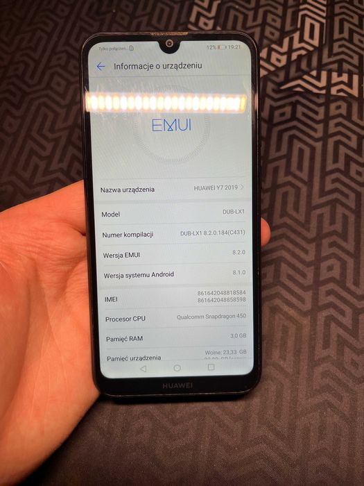 Telefon Huawei Y7 2019