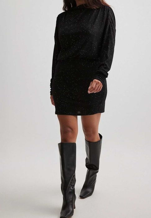 Nowa sukienka NA-KD r. S Structured Glitter Mini Dress