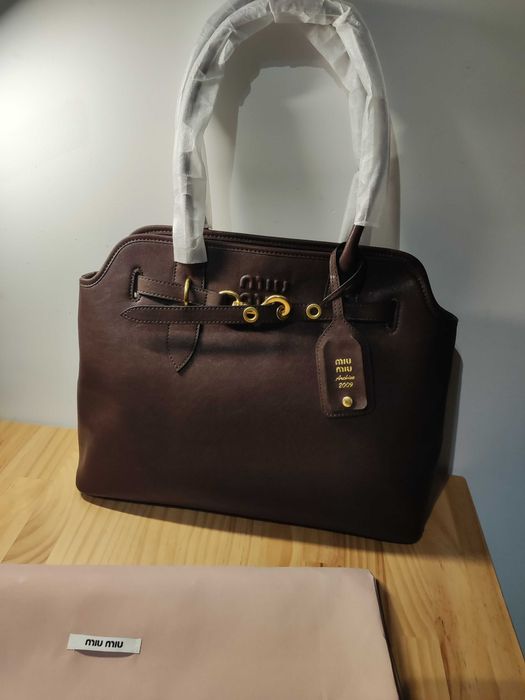 Torebka damska elegancka Miu Miu, skóra 84.93