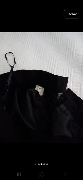 Conjunto Blazer e Saia Preto