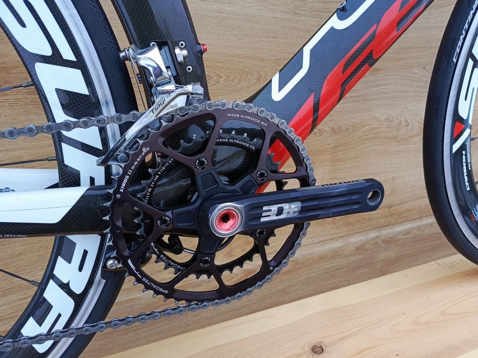 Rower czasowy Felt B14 carbon Ultegra Rotor koła Supra RC58 61cm tt!