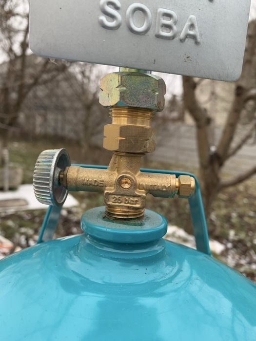 Польський газовий балон Vitkovice Milmet на 5кг, обʼєм 12 л