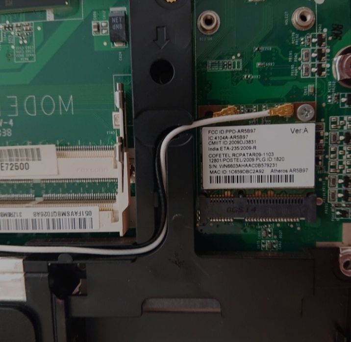 Запчастини, оперативна пам'ять Acer E528 (б/в)