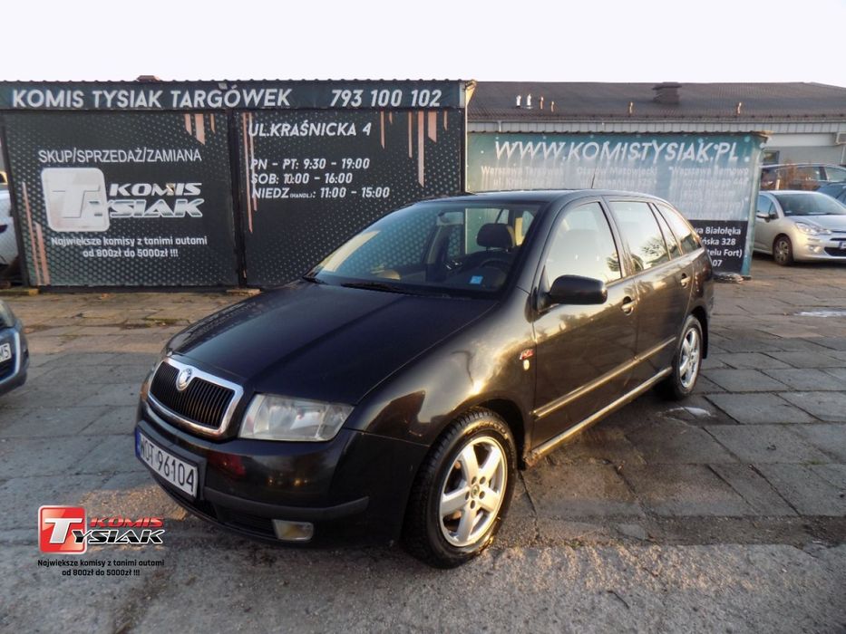 Skoda Fabia !!!Targówek!!! 1.4 Benzyna + LPG, 2002 rok produkcji! KOMIS TYSIAK