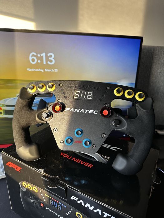 Volante Fanatec F1 QR2 (Fórmula 1) como NOVO