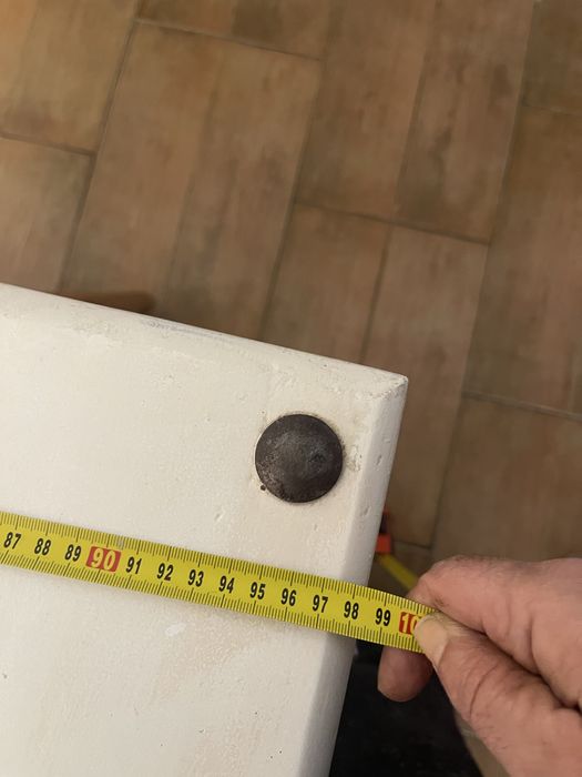 Mesa jantar mexicana pintada e encerada