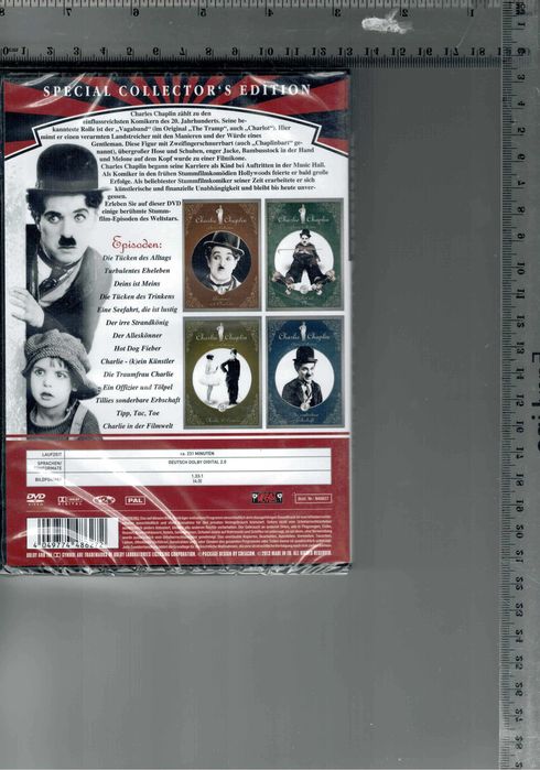 Charlie Chaplin Klamotten Kiste XL DVD