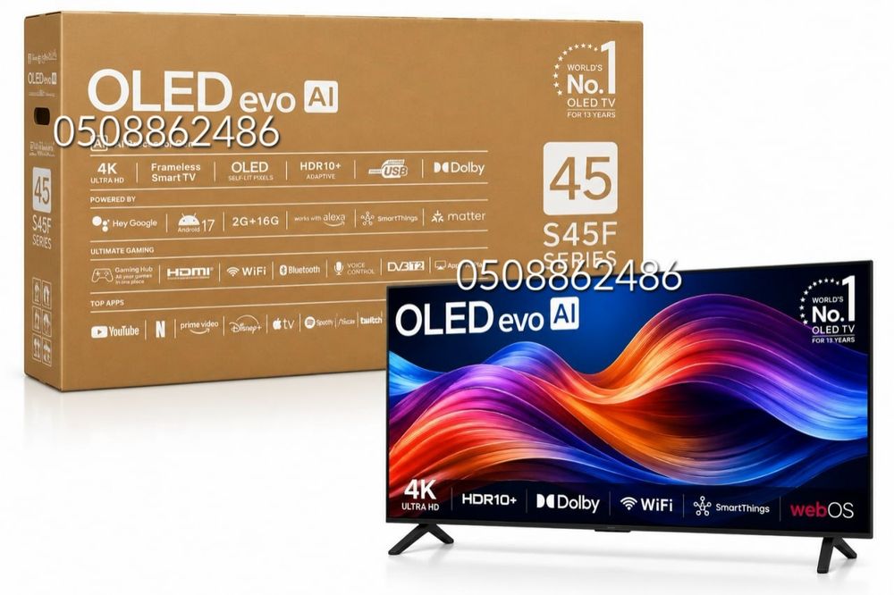 НОВІ! Телевізор Samsung 45 дюйм T2 SmartTV WiFi Youtube 4K 2026
