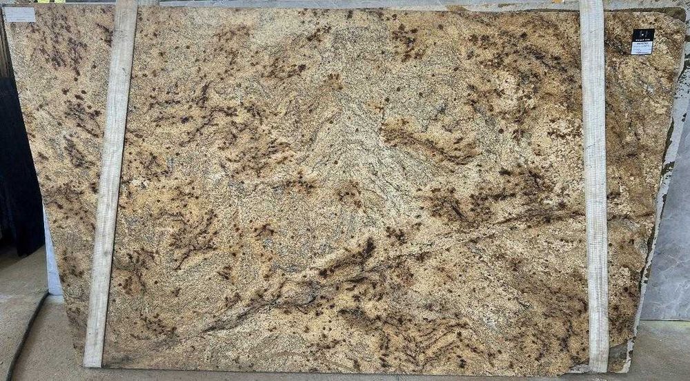 Blaty kuchenne i łazienkowe, schody parapety - złoty brazylijski granit JAGUAR gr.3cm