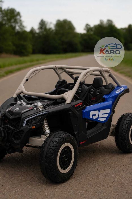 Auto na akumulator CAN-AM Maverick RS. Pompowane koła 2x24V Napęd 4x4