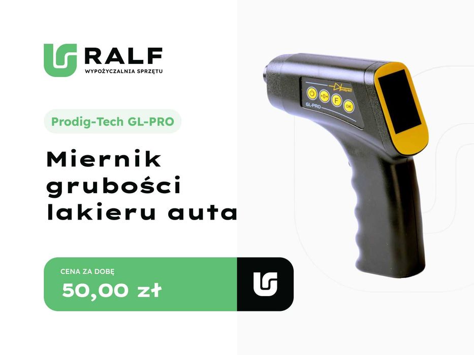 Wynajem czunik/miernik grubości lakieru Auta/ Walec/Siewnik