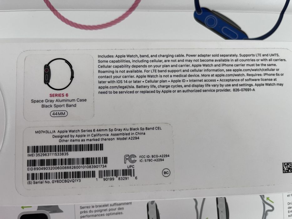 Apple Watch 6 44mm GPS + LTE. 100% акумулятор