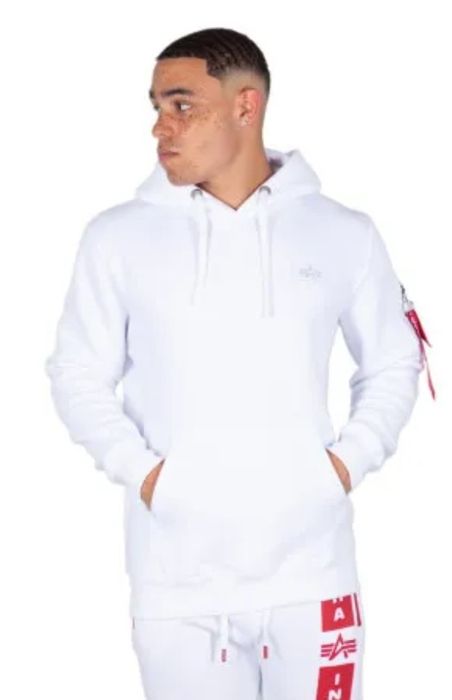 ALPHA Nowa,bawełniana biała bluza z metką,rozmiar L