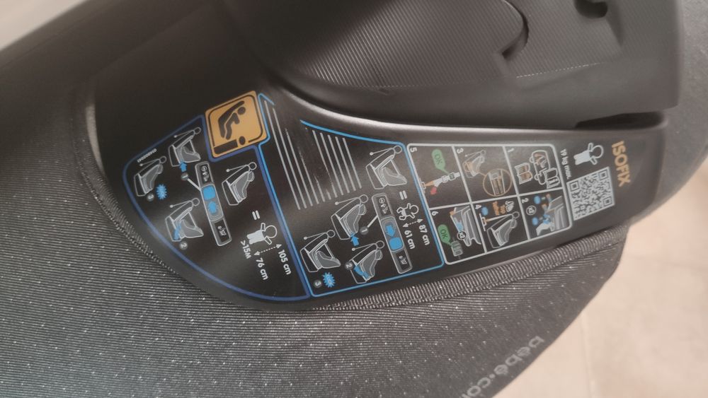 Cadeira auto Bebe Confort 76 - 105 cm Isofix 360°