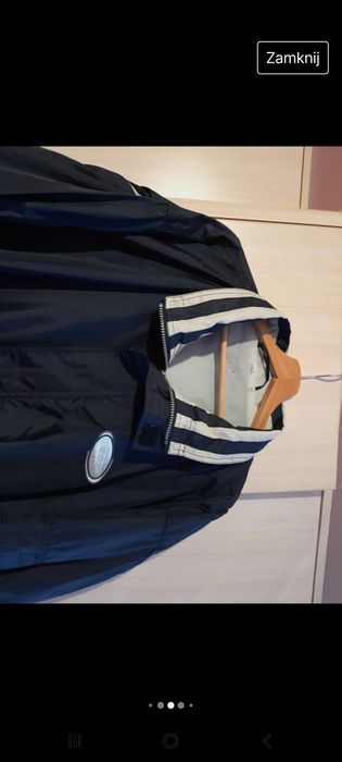 Kurtka męska z kołnierzem w paski XXL/3xl