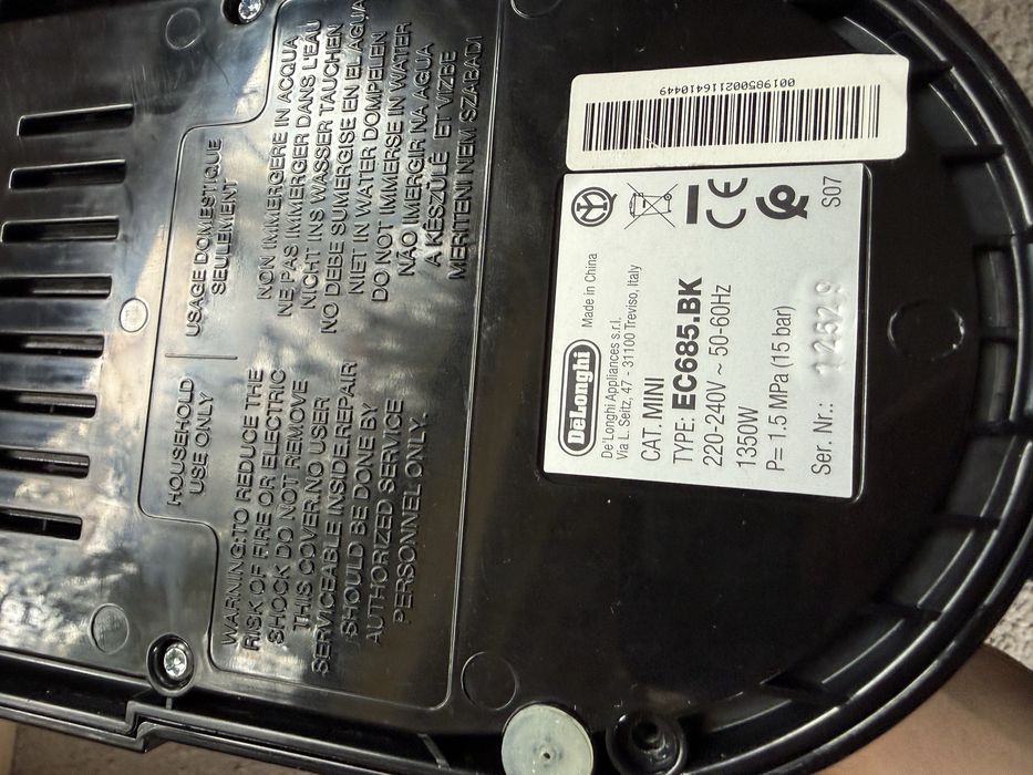 Ekspress do kawy Delonghi ec685