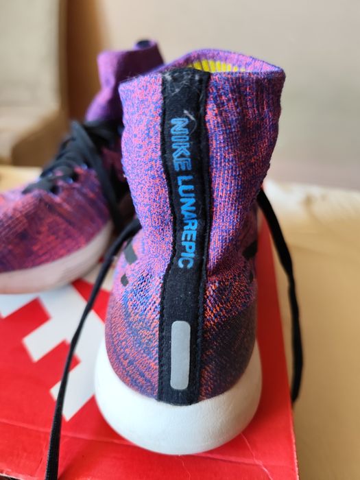 Buty do biegania Nike Lunarepic Flyknit 818676  402 Paramount Blue Bla