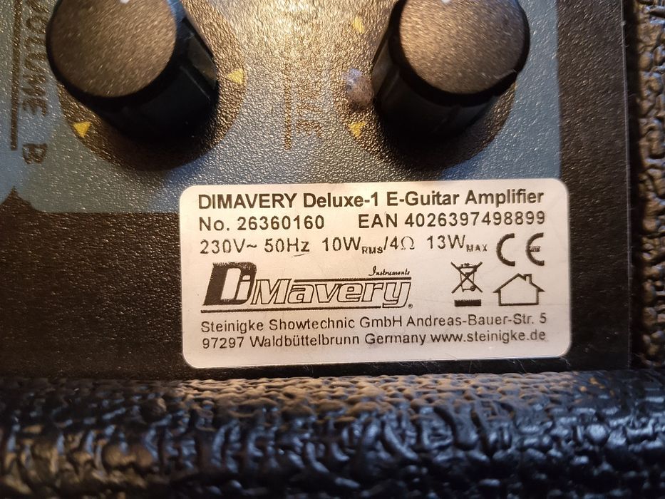 Wzmacniacz gitarowy Dimavery Deluxe -l