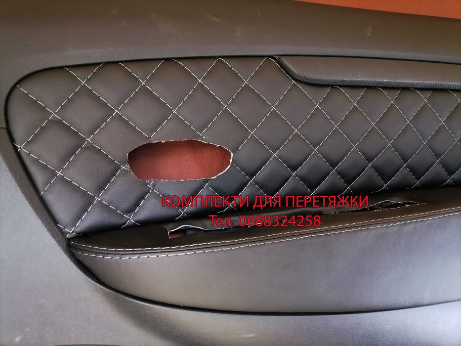 Комплект для перетяжки дверні карти Рено Сценік 3, Renault Scenic 3