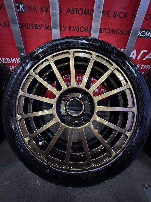 Диски ковані SLIK R16 з новою гумою літо / ET38 / 4x114.3 / DIA-67.1